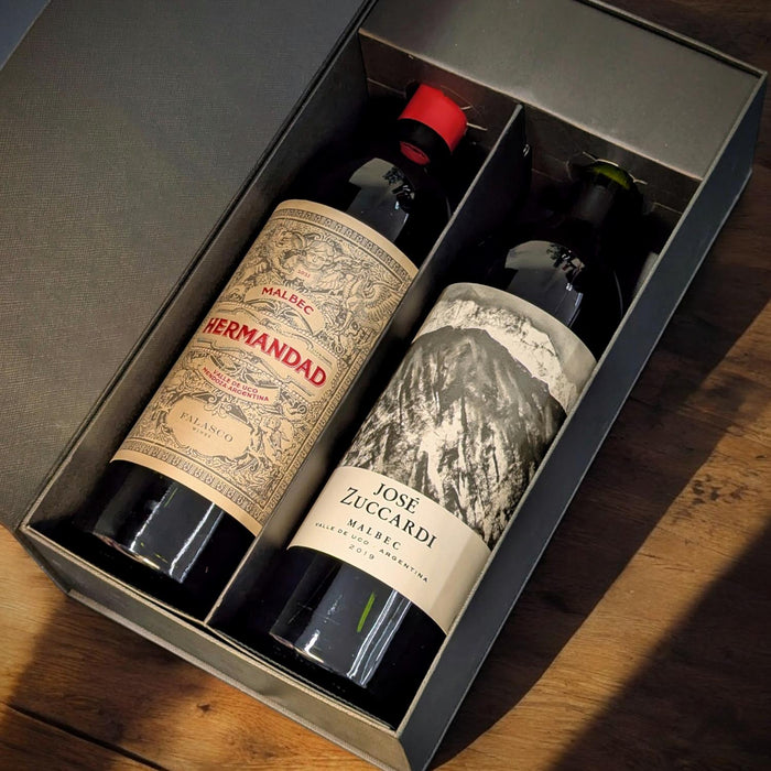 Premium Malbec Red Wine Gift Set 2x75cl