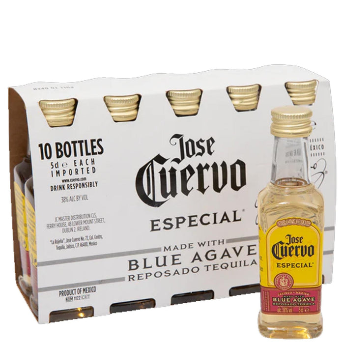 Jose Cuervo Gold Especial Tequila 5cl Miniature (Pack Of 10)