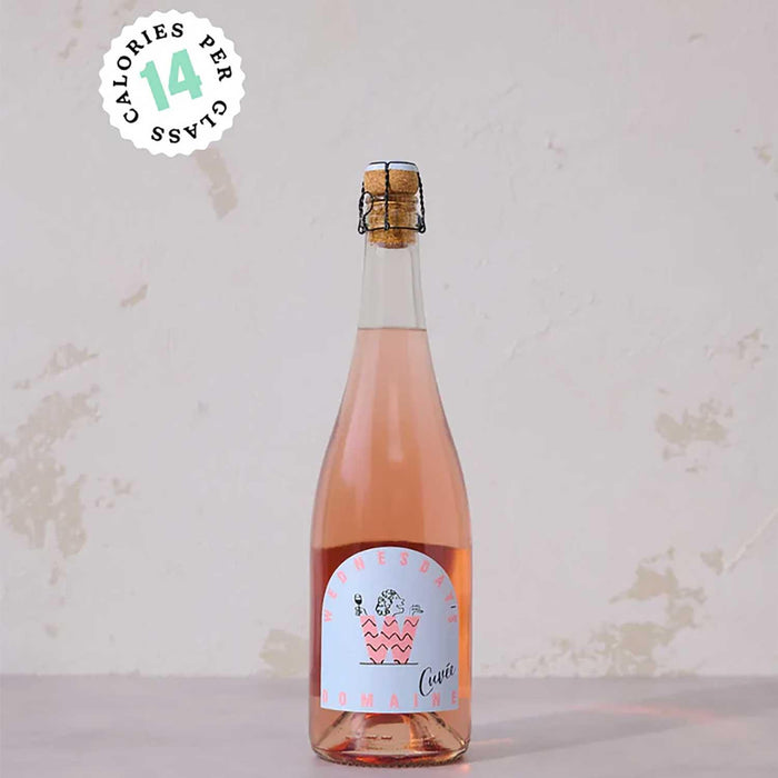 Wednesday's Domaine Alcohol Free Cuvee Rose Sparkling Is Only 14 Calories Per Glass