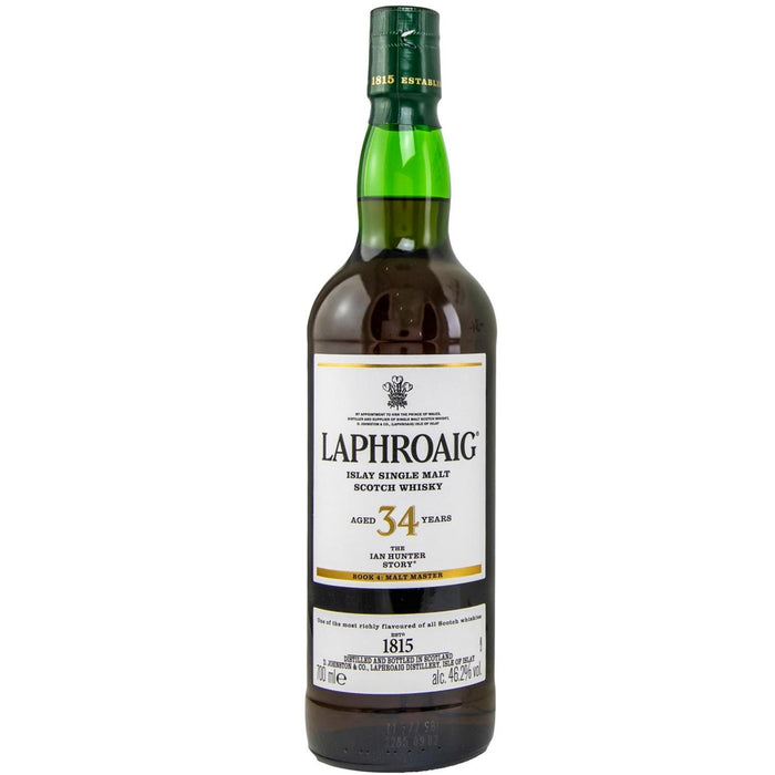 Laphroaig 34 Year Old Ian Hunter Book 4 Whisky 70cl