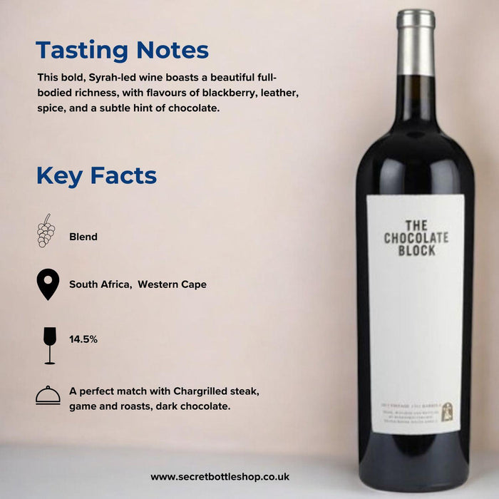 The Chocolate Block Red Wine 2023/2024 75cl