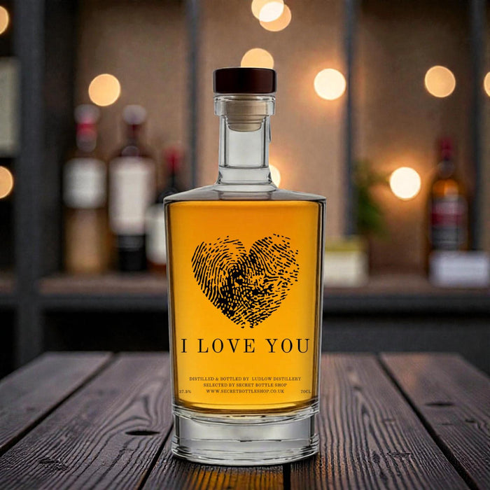 Secret Bottle Shop I Love You Engraved Whisky