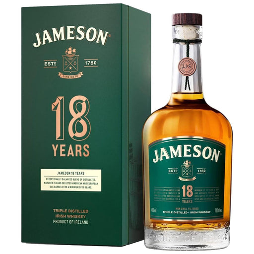 Jameson 18 Year Old Irish Whiskey 70cl