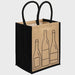 Secret Bottle Shop 6 Bottle Wine Jute Bag