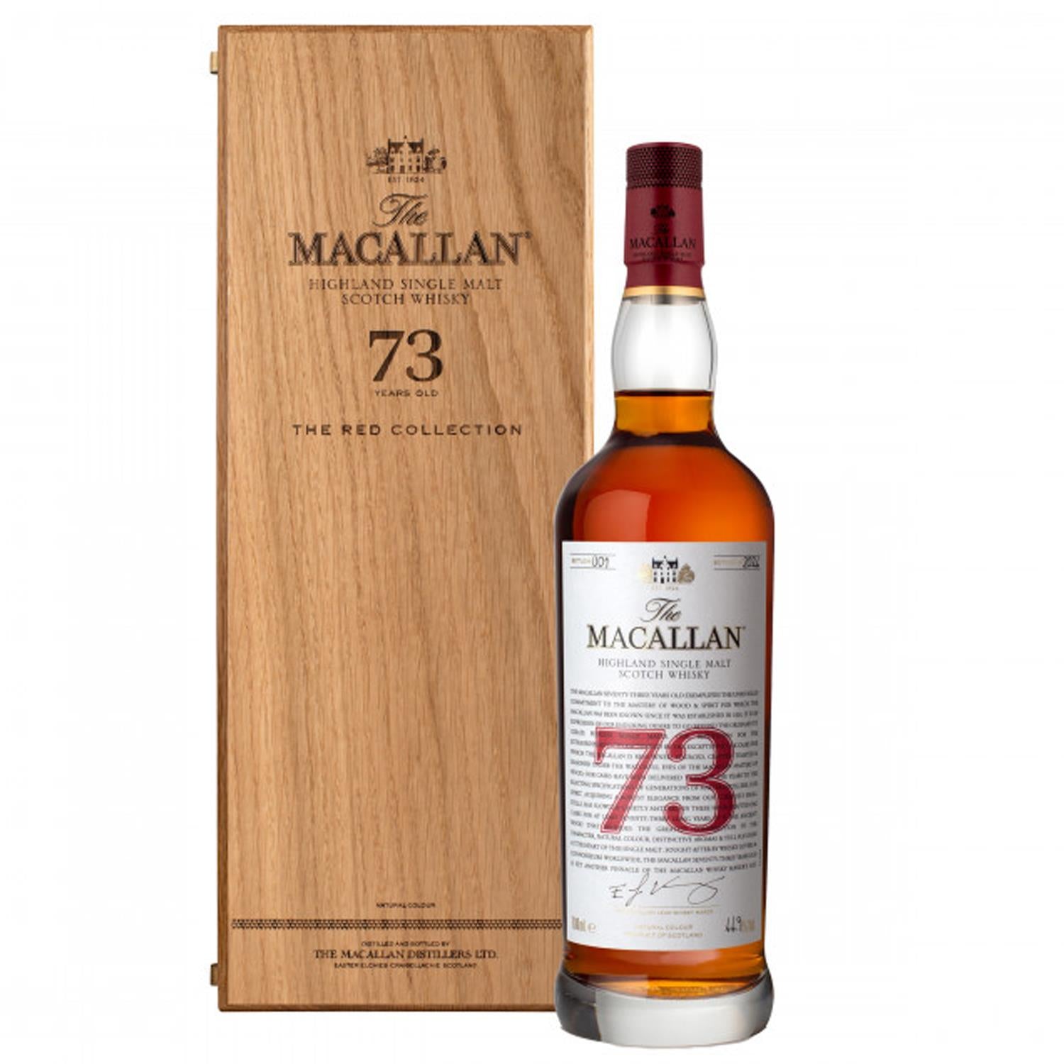 Macallan Red 73 Year Old Whisky | Next Day Delivery
