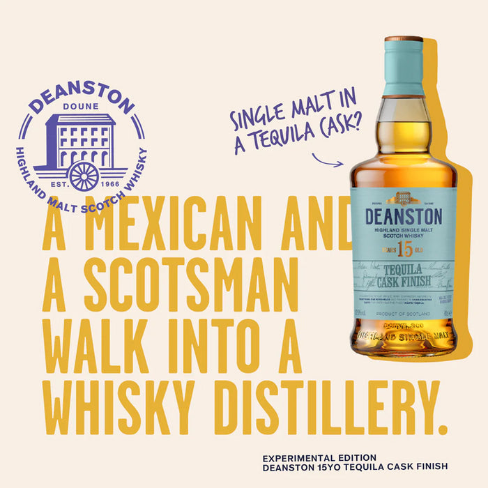 Deanston 15 Year Old Tequila Cask Finish Whisky 70cl