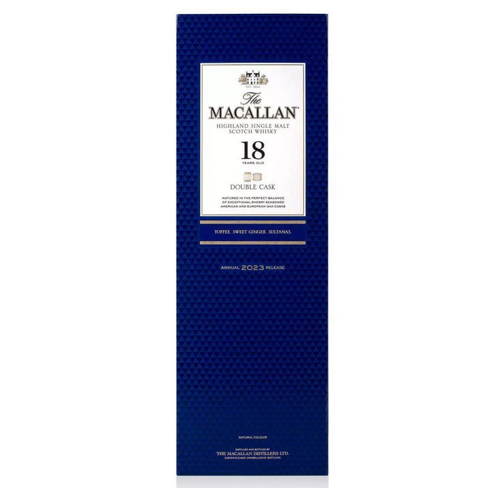 Macallan 18 Year Old Double Cask Whisky 2023 Gift Box