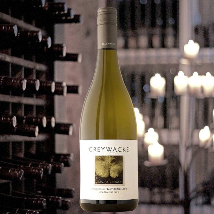 A New Zealand White Wine In a Cellar