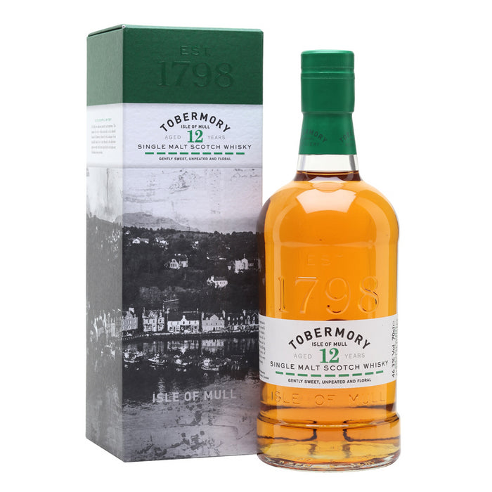 Tobermory 12 Year Old Scotch Whisky Gift Boxed
