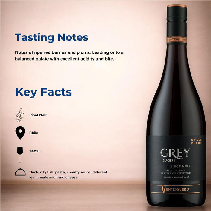 Ventisquero Grey Pinot Noir Tasting Notes