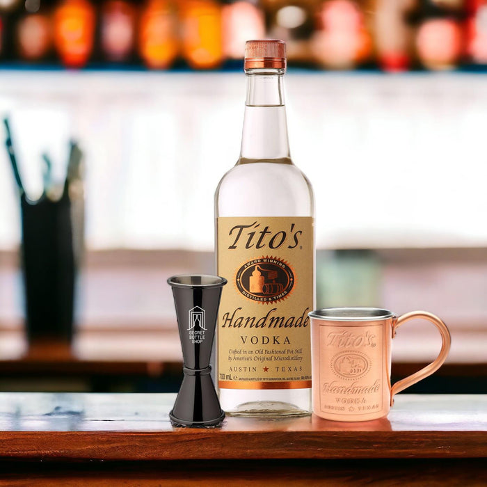 Tito's Vodka Copper Mug & Jigger Set 70cl