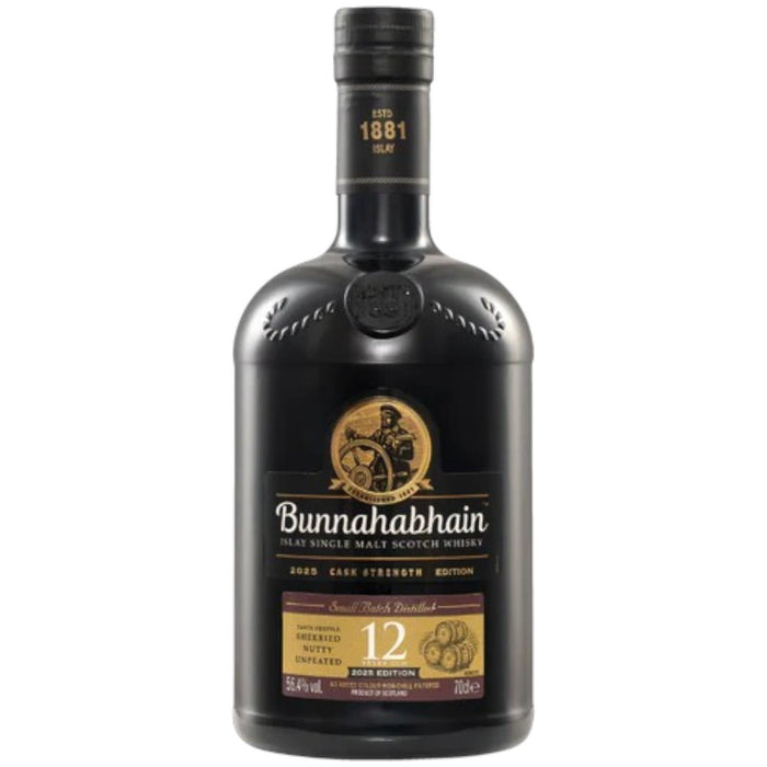 Bunnahabhain 12 Year Old Cask Strength 2025 Release Whisky
