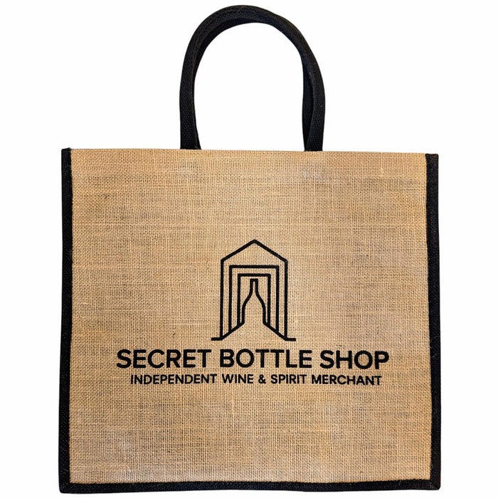 Secret Bottle Shop Large Jute Shopping Bag Eco-Friendly