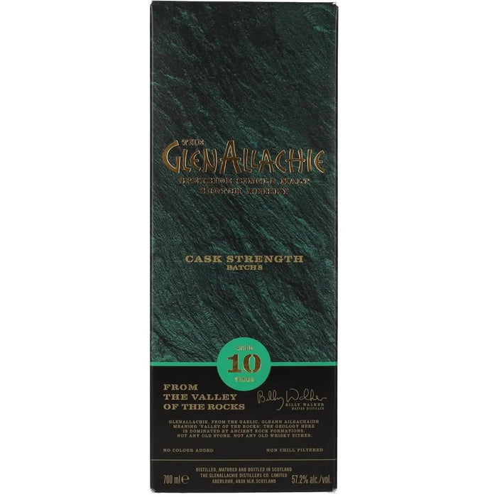 GlenAllachie 10 Year Old Batch 8 Cask Strength Whisky Gift Box
