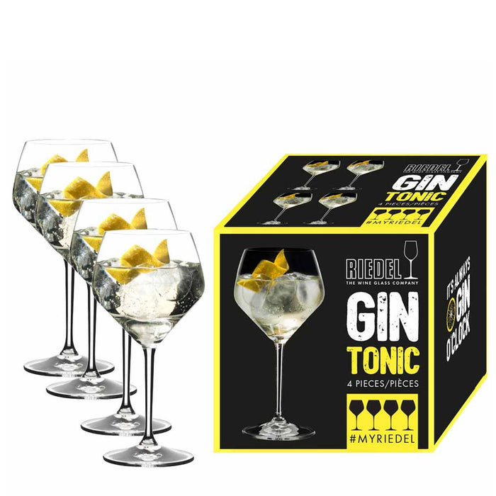 Riedel Gin Stemmed Glasses Set Of 4