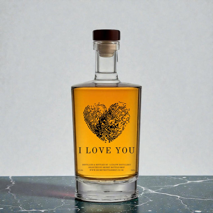 Secret Bottle Shop I Love You Engraved Whisky
