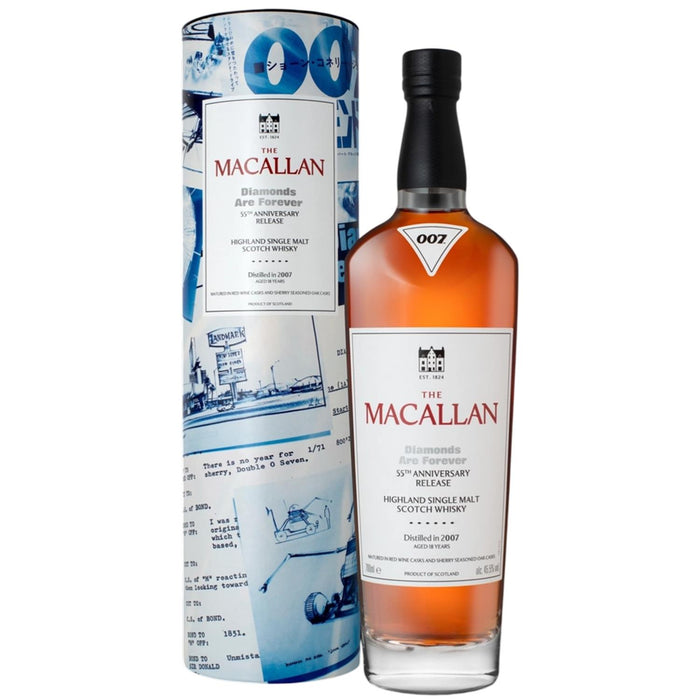 The Macallan Diamonds Are Forever James Bond Whisky