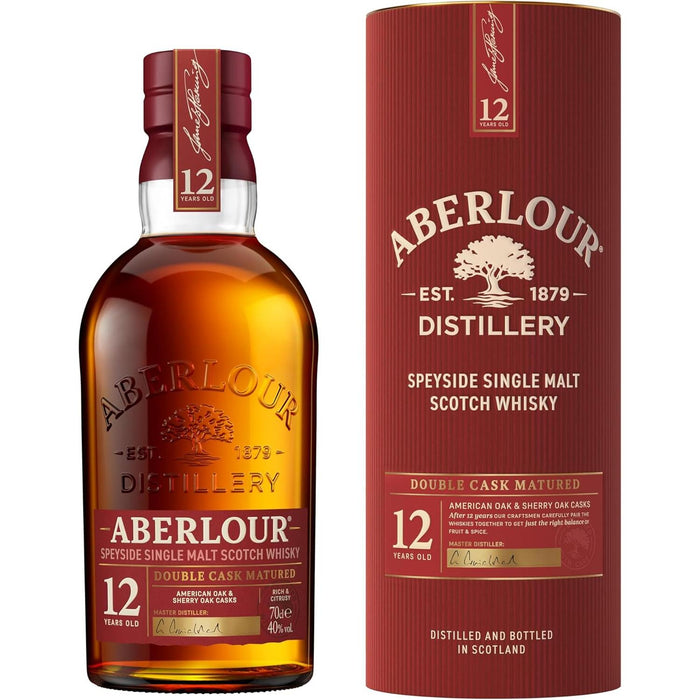 Aberlour 12 Year Old Single Malt Scotch Whisky Gift Boxed