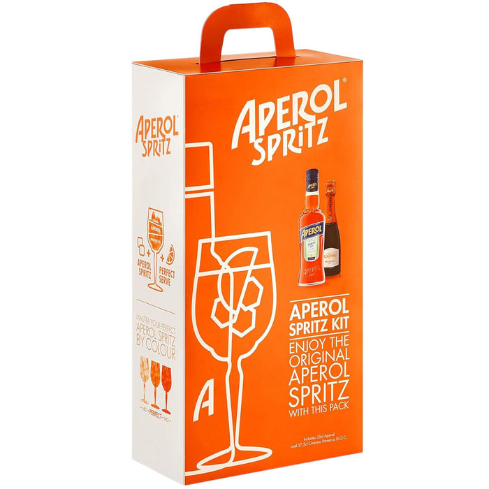 Aperol Spritz Duo Pack - 1 x Aperol 35cl & 1 x Cinzano Prosecco 37.5cl