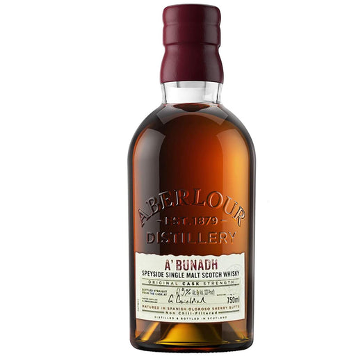 Bottle Of Aberlour A'bunadh Single Malt Scotch Whisky