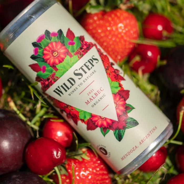 Wild Steps Organic Malbec in Can - Case of 12x25cl