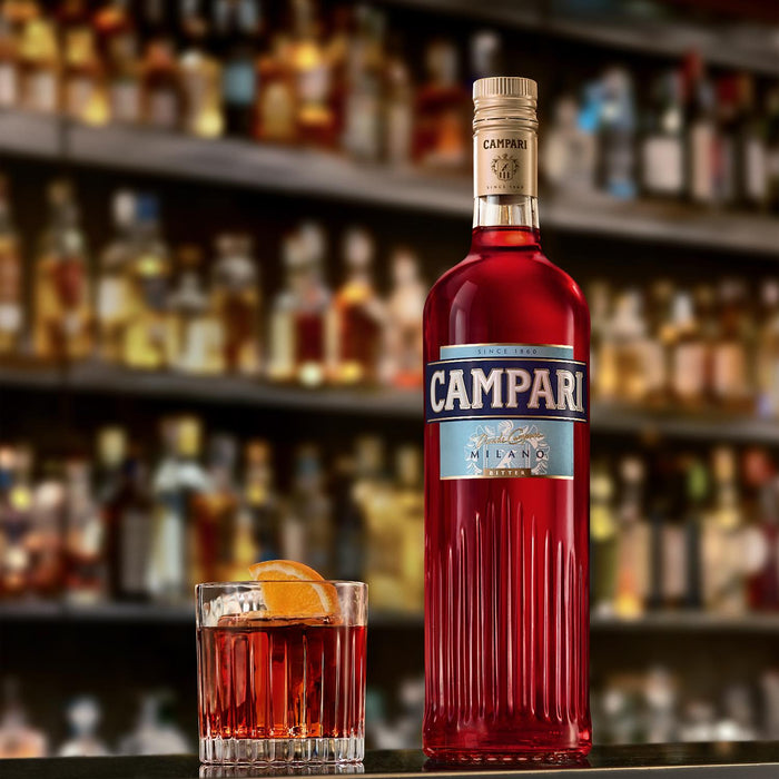 Campari Negroni Cocktail Method