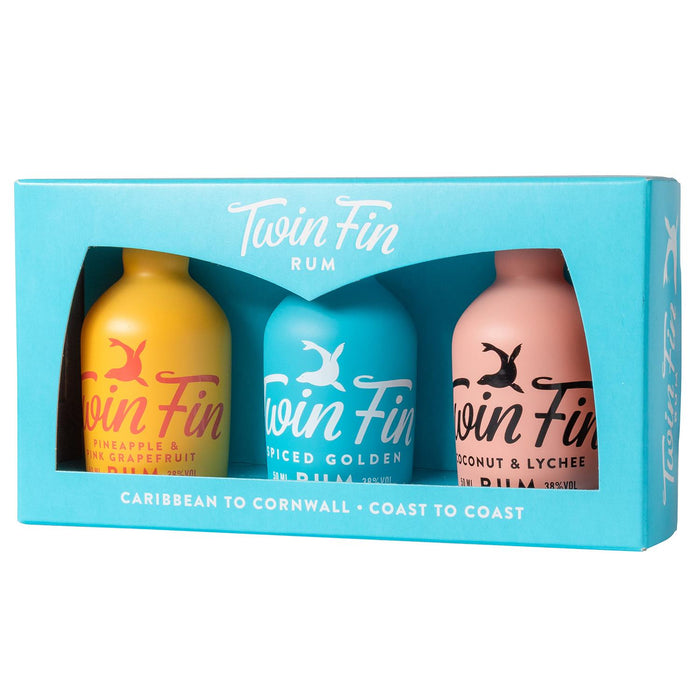 Twin Fin Rum Selection Gift Set 3x5cl