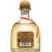 Back Of A Bottle Of Patron Reposado Tequila