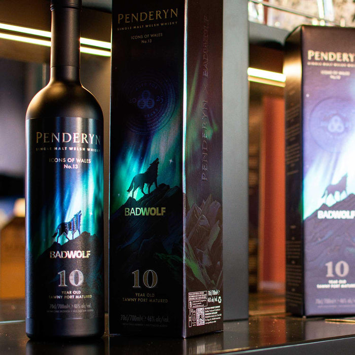 Port Matured Penderyn Icon of Wales Bad Wolf Whisky