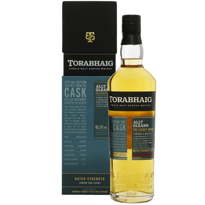 Torabhaig Allt Gleann Batch Strength Whisky Glass & Jigger Set 70cl