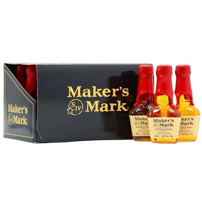 Maker's Mark Bourbon PET Miniatures In Box