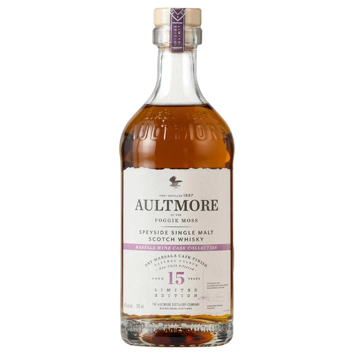 Aultmore 15 Year Old Dry Marsala Finish Cask Whisky 70cl
