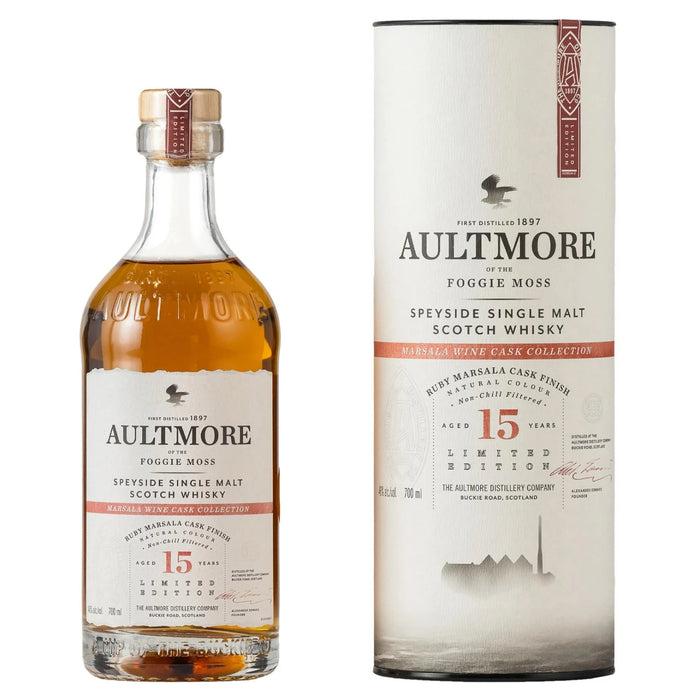 Aultmore 15 Year Old Ruby Marsala Finish Cask Whisky 70cl