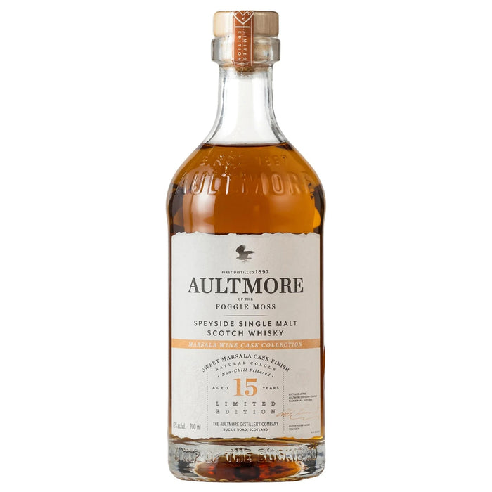 Aultmore 15 Year Old Sweet Marsala Finish Cask Whisky 70cl