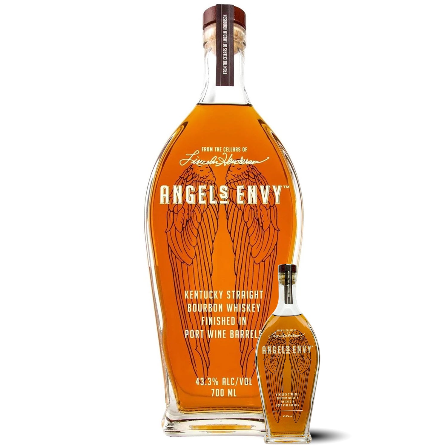 ANGEL'S ENVY バーボンウイスキー 750ml 43% 【正規品】 Angel's Envy Bourbon With Free Miniature | UK Next Day Delivery
