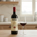Antinori Tignanello 2023 with glass of wine