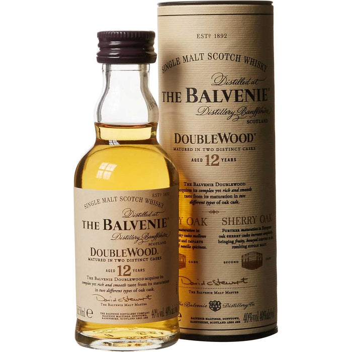 Balvenie 12 Year Old Doublewood Whisky Gift Boxed Miniature