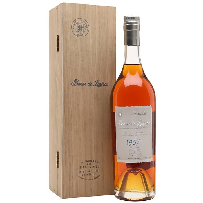 Baron De Lustrac Bas Armagnac 1967 Vintage 70cl