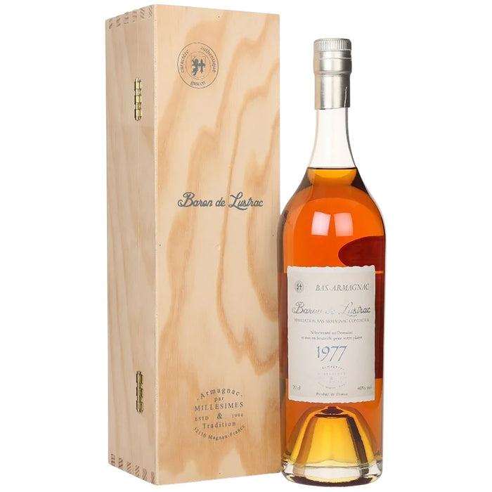 Baron De Lustrac Bas Armagnac 1977 Vintage 70cl