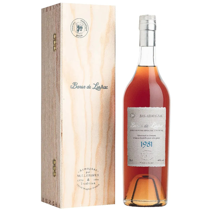 Baron De Lustrac Bas Armagnac 1981 Vintage 70cl