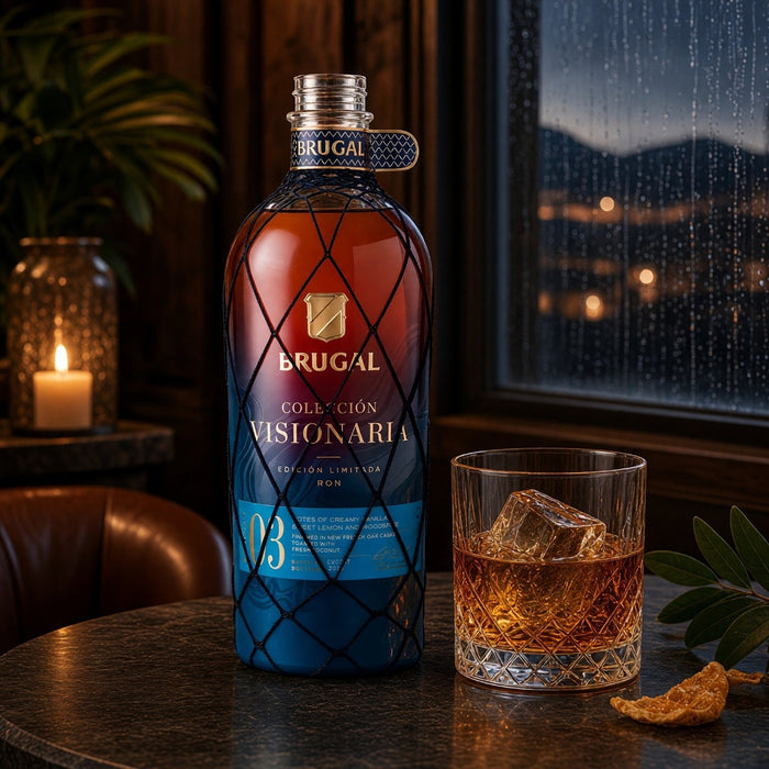 Brugal Coleccion Visionaria Edition 03 Rum with a rum old fashioned 