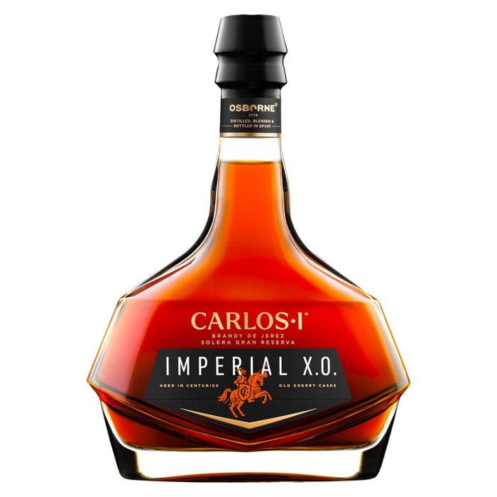 Bottle of Carlos I Imperial XO brandy 