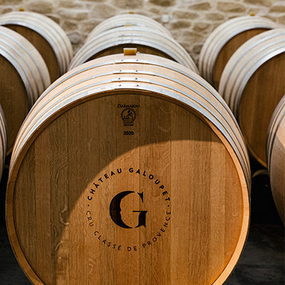 Chateau Galoupet Rose Wine Barrels