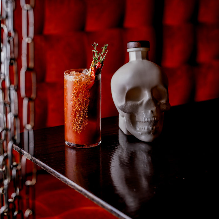 Crystal Head Bone Vodka & A Cocktail