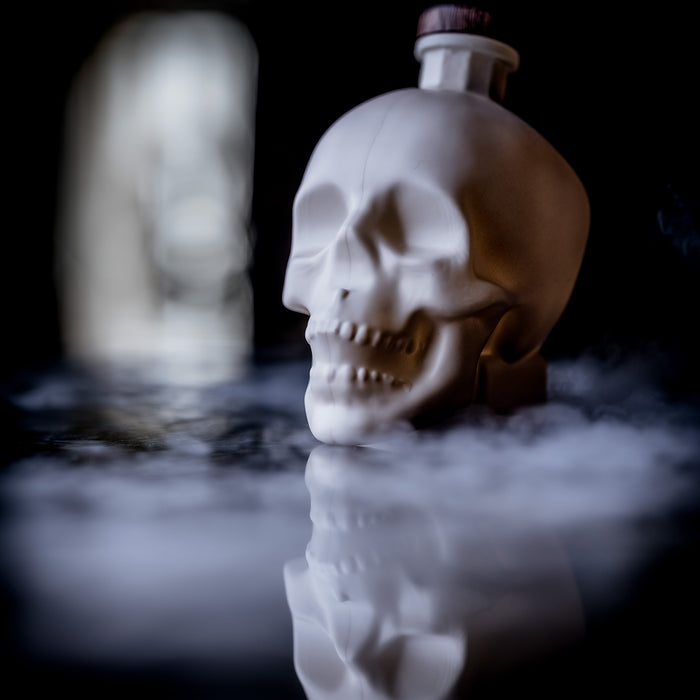 Spooky Scene Of Crystal Head Bone Vodka