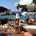 Friends Enjoying Domaines Ott Clos Mireille Provence Rose Wine With Food Near The Sea
