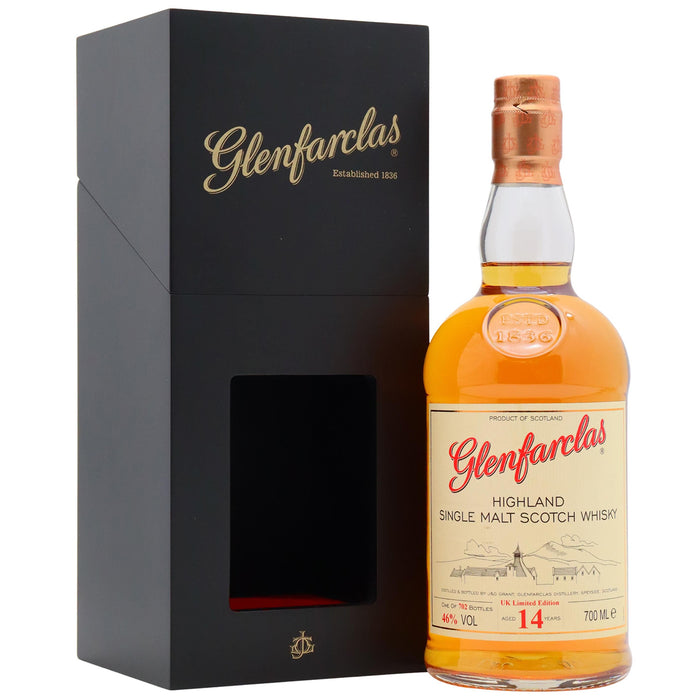 Gift Boxed Glenfarclas 14 Year Old UK Limited Edition Single Malt Whisky 70cl