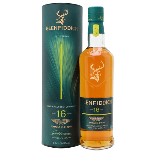 Glenfiddich 16 Year Old Aston Martin F1 No.2 Whisky 
