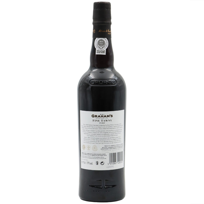 Graham's Fine Tawny Port Back Of Bottle