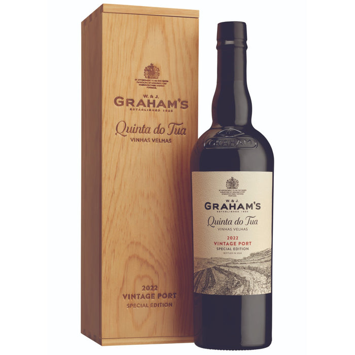 Graham's Quinta Do Tua Vintage Port 2022 In Wooden Gift Box